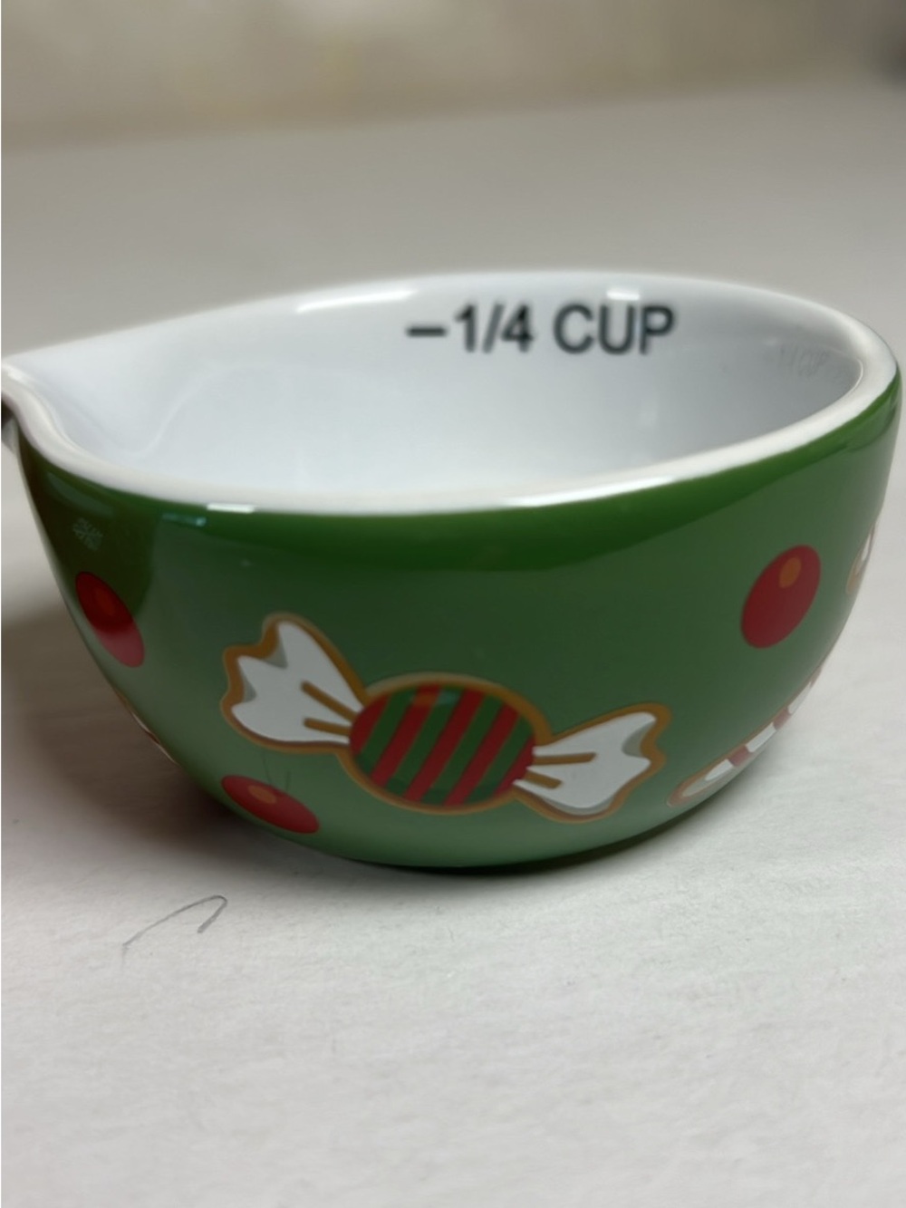 Holiday Time Red & Green Gingerbread Stackable Measuring Cups Set - Picture 8 of 14
